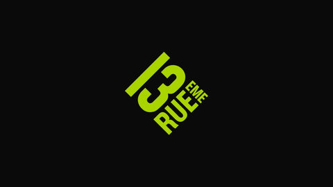13ème Rue TV Advertising, Belgium logo