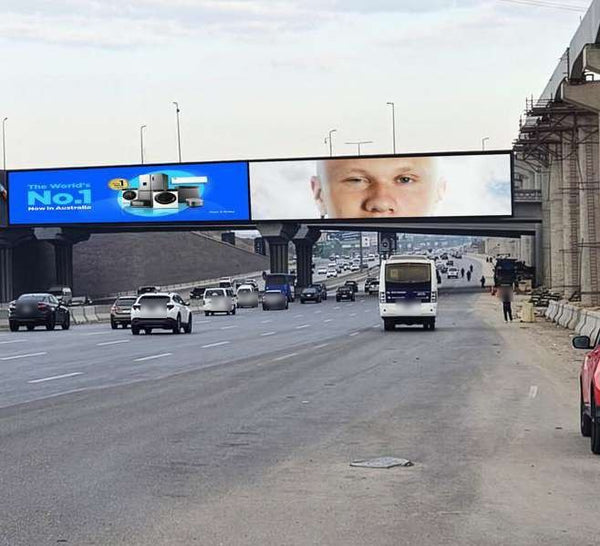 26th of July Axis Bridge Digital Screen at the Vodafone Tunnel (30 x 5 m), Giza