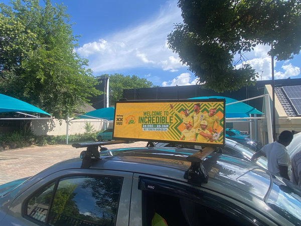 Cartop Digital Screen Fleet (100 Vehicles), Johannesburg