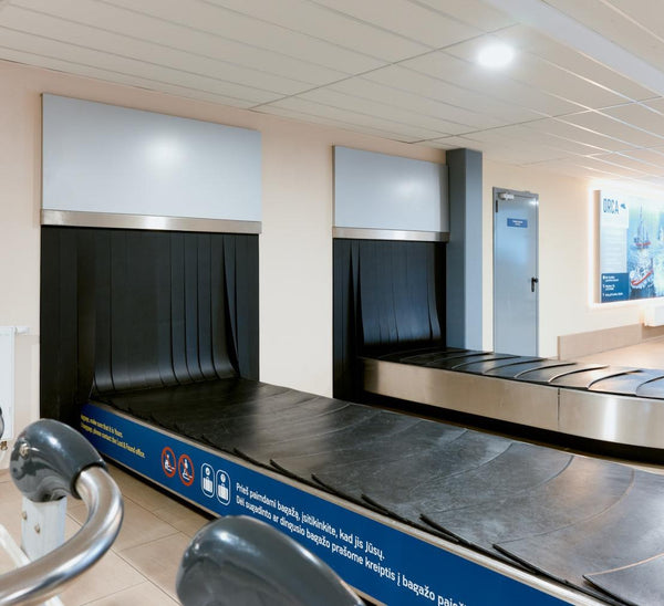 Baggage Belt Stickers (2), Schengen Baggage Hall, Palanga Airport