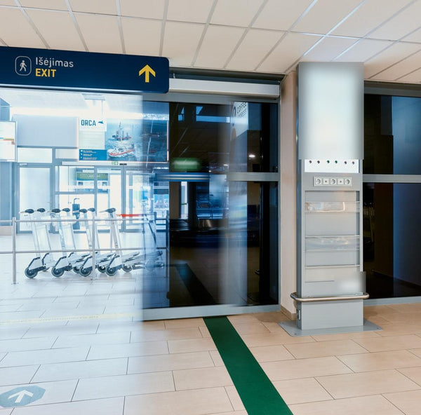 Digital Pylon Set (5 Pylons), Departures and Arrivals, Palanga Airport