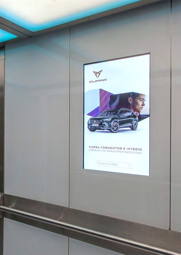 Elevator Monitors, Business Car Park P20, Munich Airport