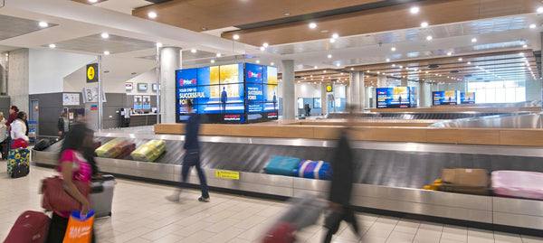 Digital Cube Video Walls, 5 Carousels, Baggage Reclaim, Larnaca Airport