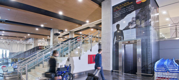 Elevator Branding 19, Baggage Reclaim, Larnaca Airport