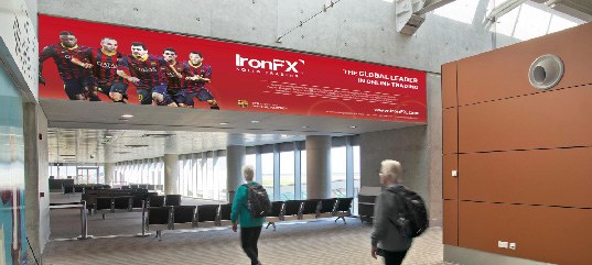 Soffit Display 43, Departures Lounge, Larnaca Airport