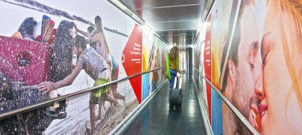 Jet Bridge Interior Wrap, Boarding Bridge 06, Larnaca Airport