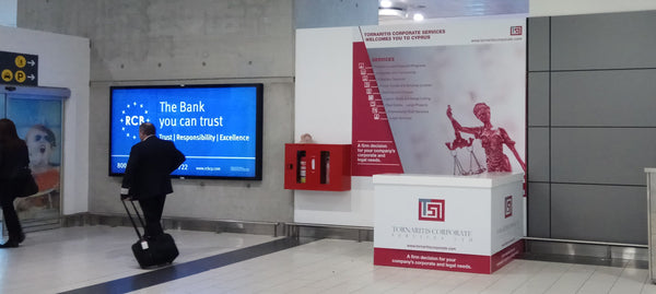 Exhibit Display 26, Meet and Greet Hall, Larnaca Airport