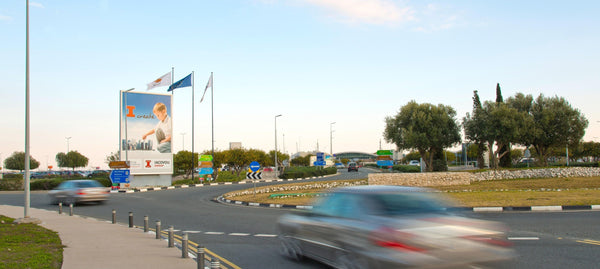 Portrait Billboard 3, Outdoor, Larnaca Airport
