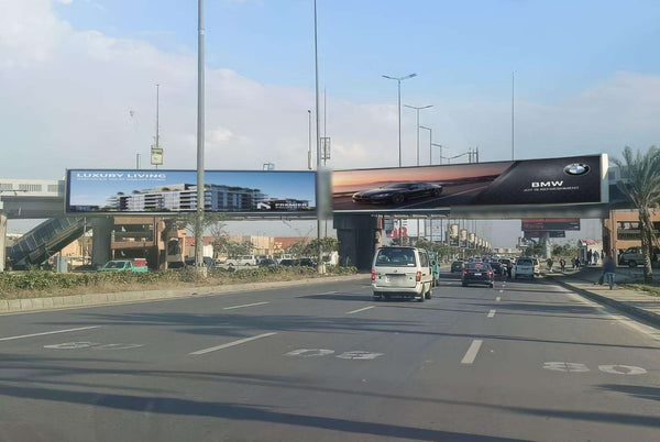 Mall of Egypt Bridge Billboard on Wahat Road (26 x 5 m), Giza