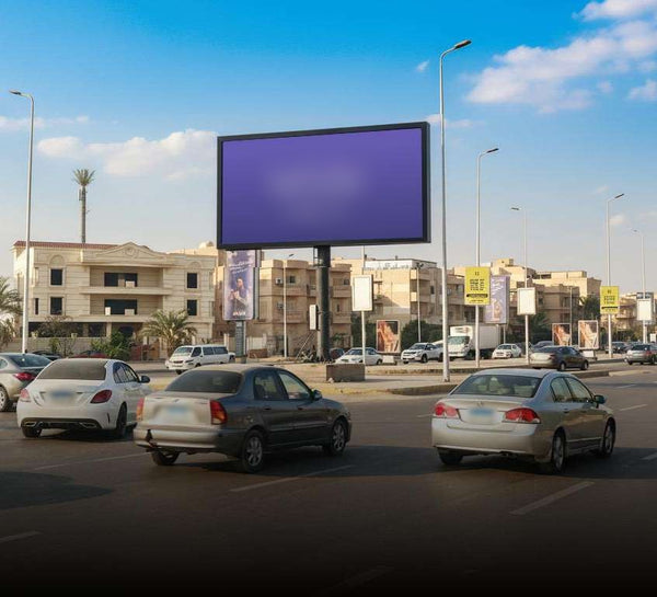 Mohamed Naguib Axis Digital Screen before O1 Mall (8 x 4 m), New Cairo, Cairo