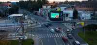 Digital Wall Screen, King Tomislav Waterfront (Jazine), Zadar, Croatia