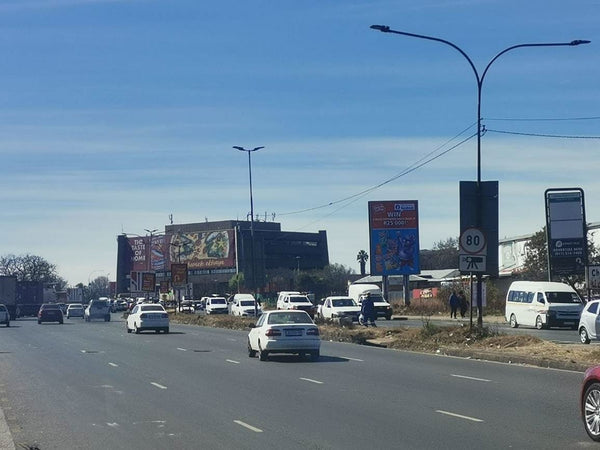 Main Reef Road Billboard (Crown Mines, Return Face), Johannesburg