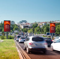 Premium LED Sky 8 sqm Pair, Avenida dos Combatentes (Avenida Santos Dumont), Lisbon