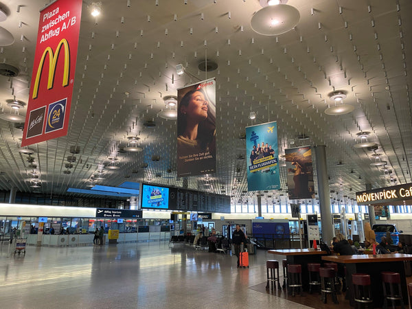 Roof Banner, Departure Hall Terminal A or B, Hannover Airport