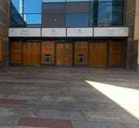 See-Through Glass Branding at Gate 1 (9.32 x 2.06 m), City Centre Maadi, Cairo