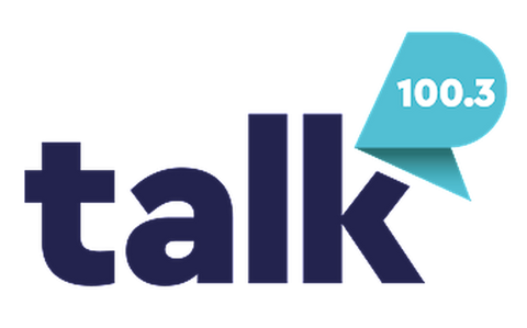 Talk 100.3 logo