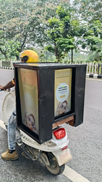 Three-Sided Bike LED Screen Advertising, Patna