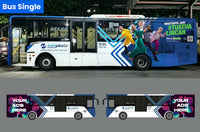 Transjakarta Bus Advertising, Jakarta, Indonesia