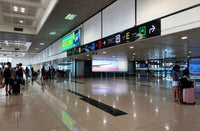 Wall Lightbox at the Domestic Arrivals Exit, Wing B, Noi Bai Airport Terminal 1, Hanoi