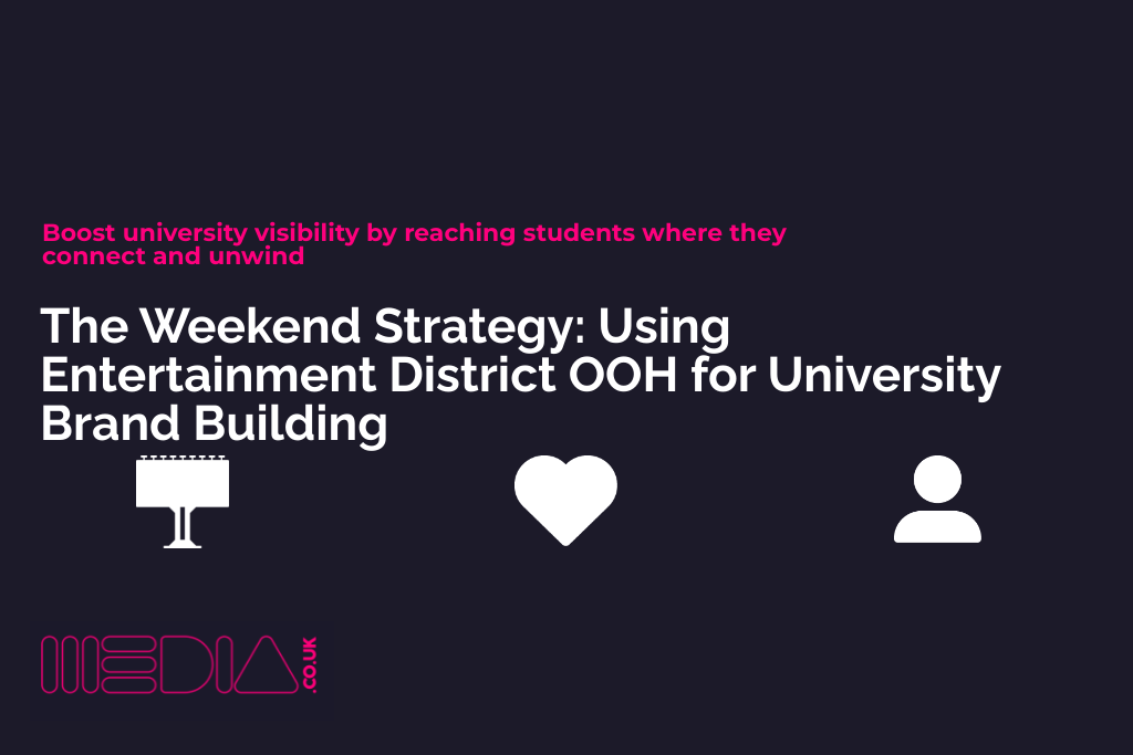 The Weekend Strategy | Using Entertainment District OOH for University Brand Building