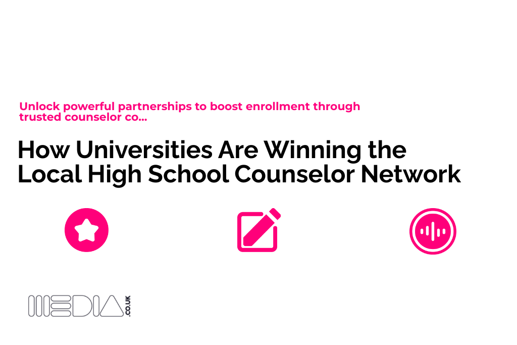 How Universities Are Winning the Local High School Counselor Network