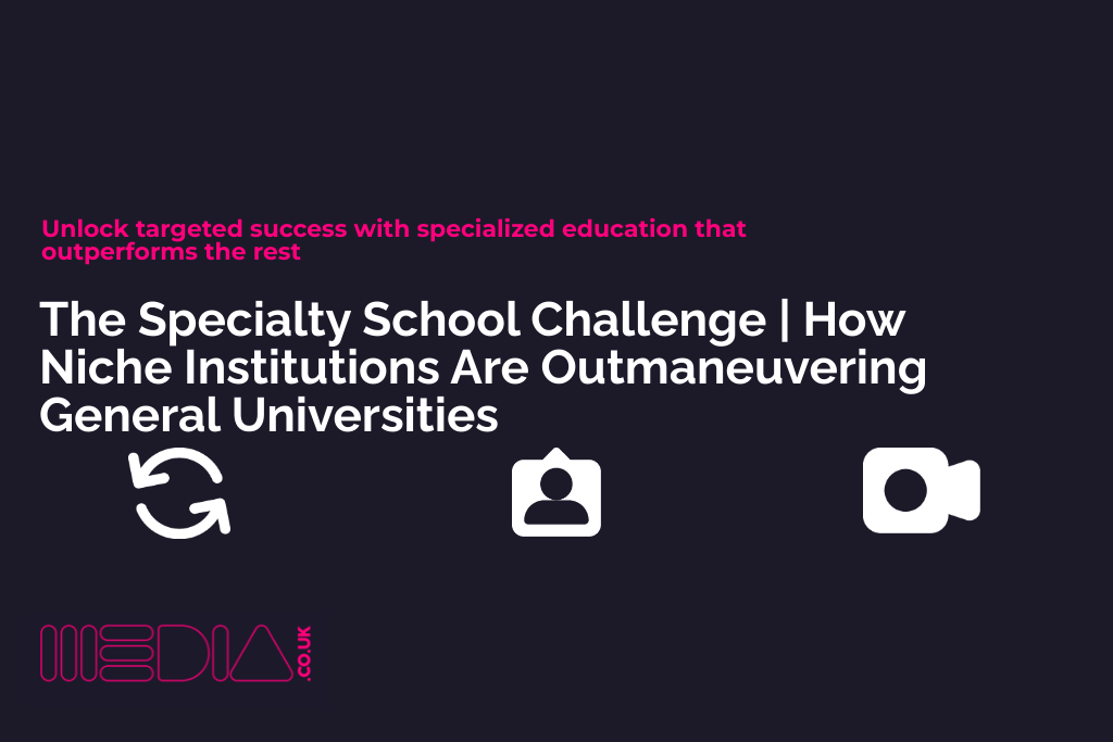 The Specialty School Challenge | How Niche Institutions Are Outmaneuvering General Universities
