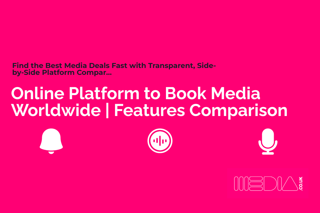 Online Platform to Book Media Worldwide | Features Comparison
