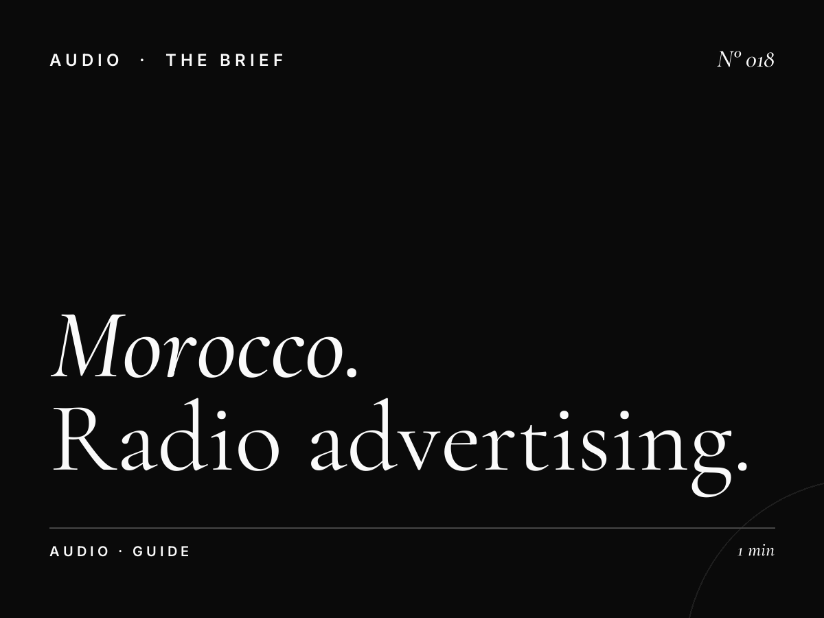 The Ultimate Guide to Morocco Radio Advertising