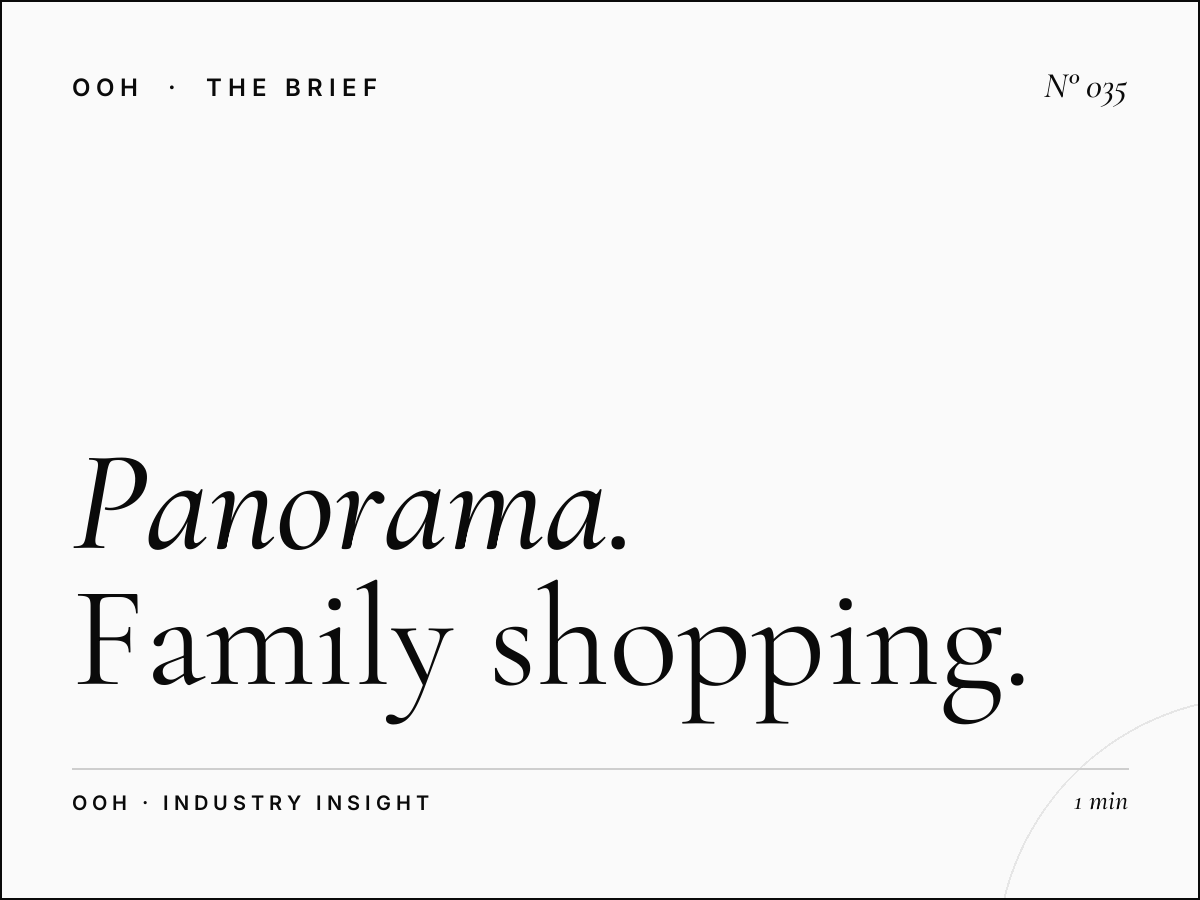Panorama Mall Riyadh | Family Shopping Center Advertising