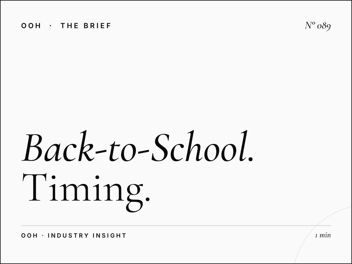 Back-to-School Billboard Campaigns | Timing Your Outdoor Advertising