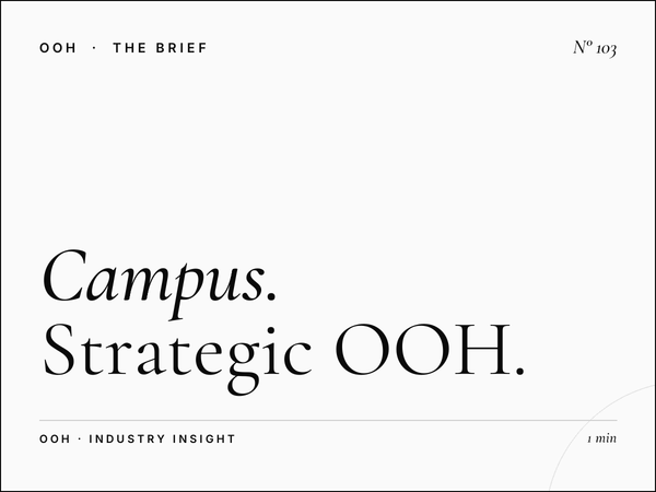 Campus Town Domination | Strategic OOH Placement for Local University Marketing