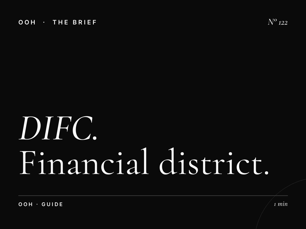 DIFC Hoarding | Financial District Billboard Advertising Guide