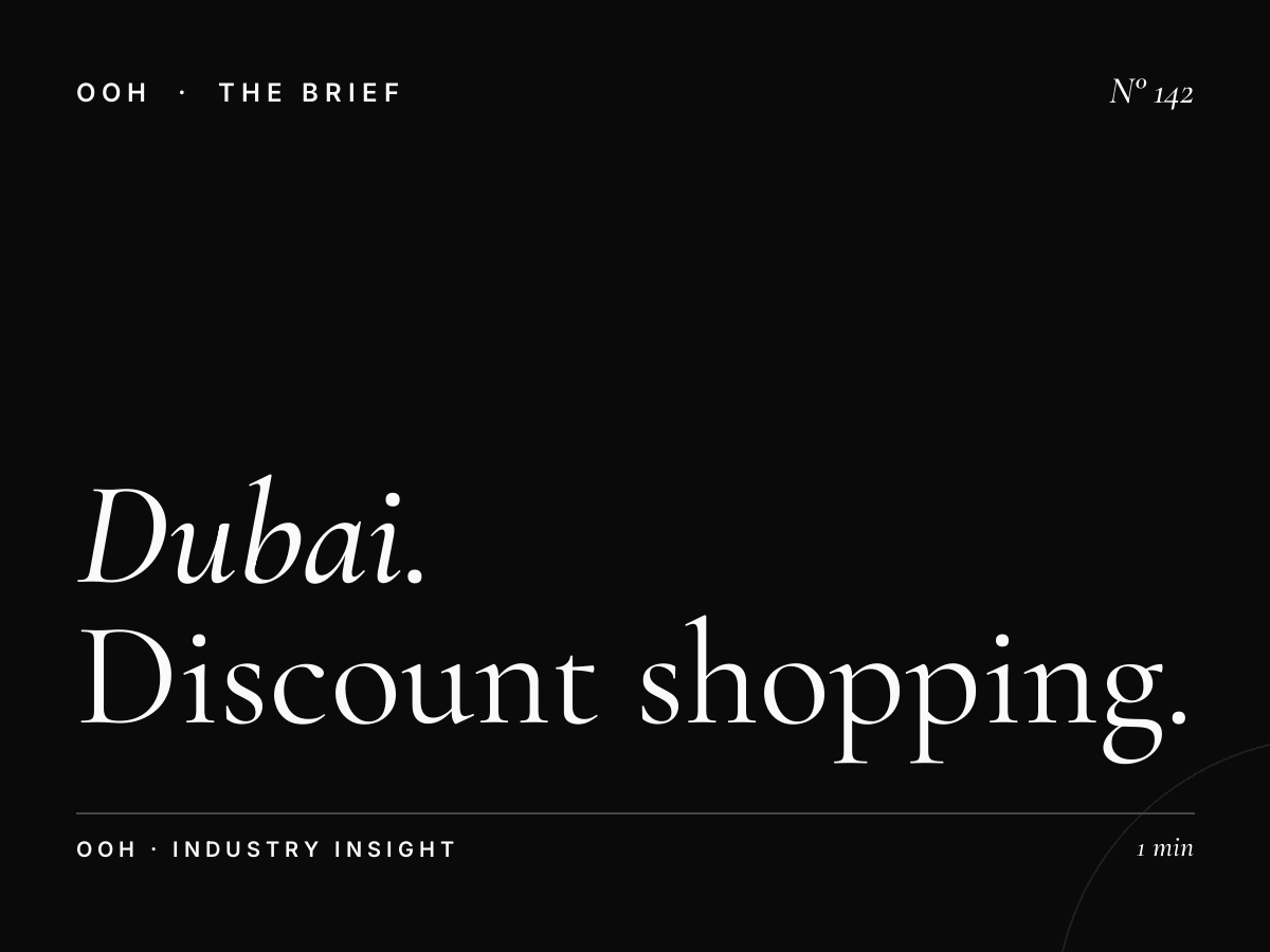 Dubai Outlet Mall | Discount Shopping Advertising