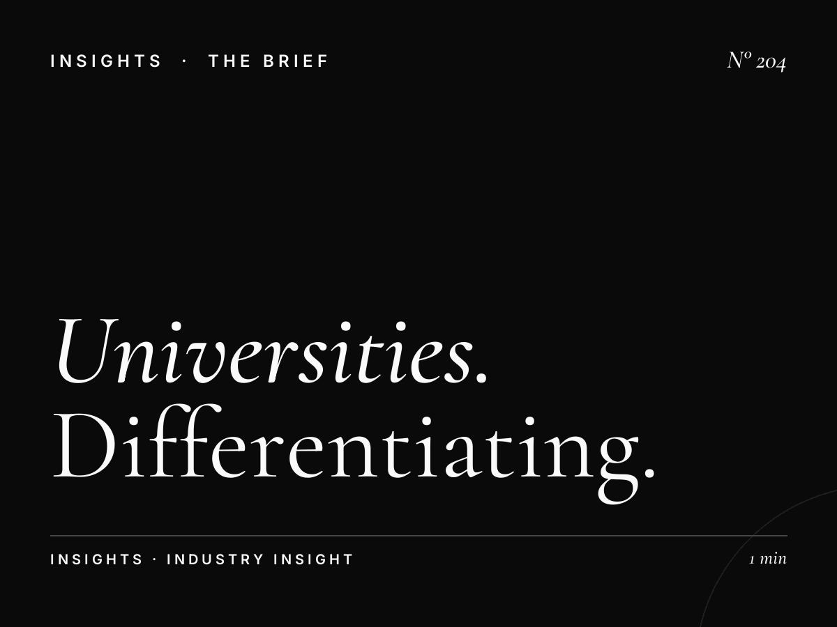 How Universities Are Differentiating in an Overcrowded Higher Education Market