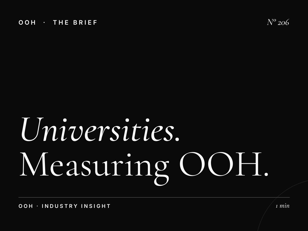 How Universities Are Measuring OOH Campaign Effectiveness in Student Recruitment