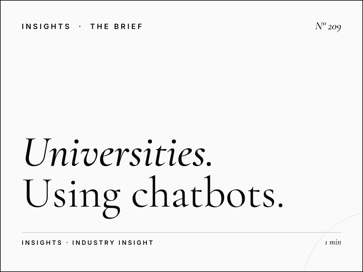 How Universities Are Using Chatbots to Qualify and Nurture Prospective Students