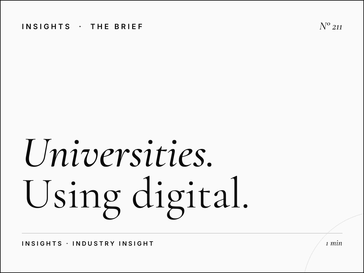 How Universities Are Using Digital Street Furniture to Create Interactive Recruitment Experiences
