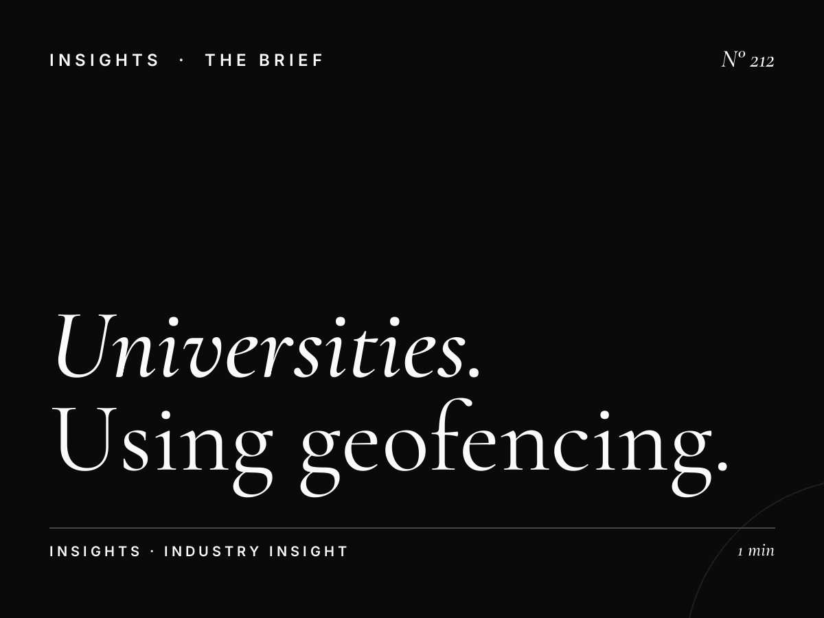 How Universities Are Using Geofencing to Target High School Students