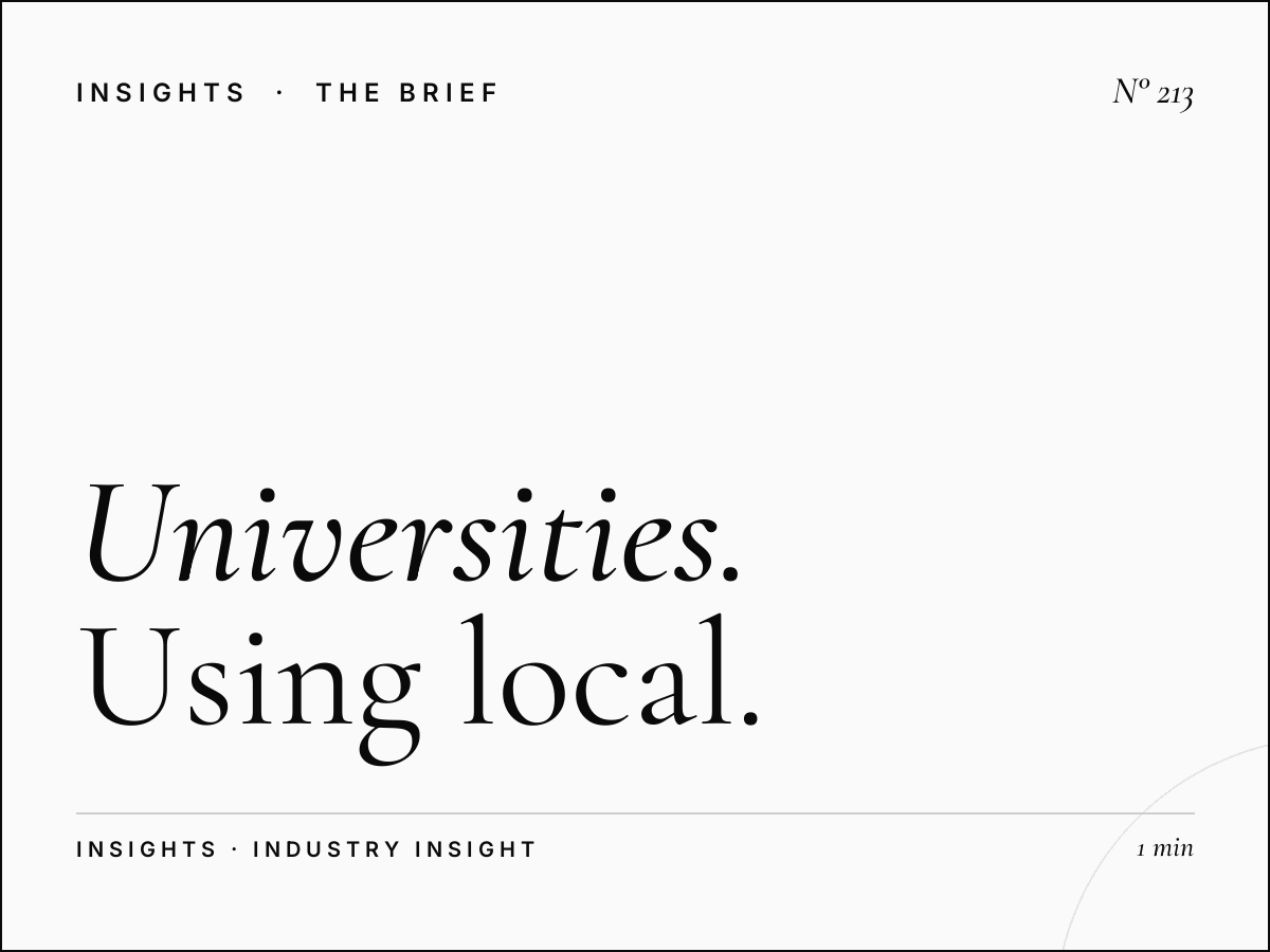 How Universities Are Using Local Events to Drive Brand Awareness
