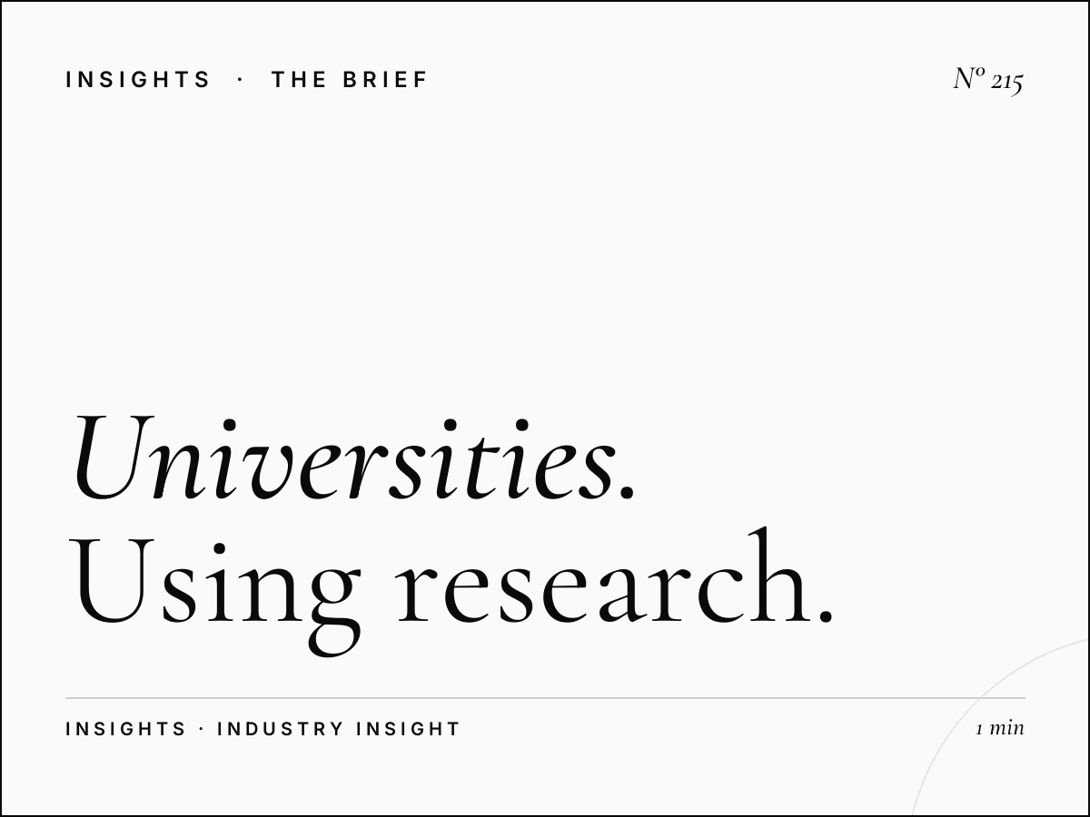 How Universities Are Using Research Reputation to Drive Student Recruitment