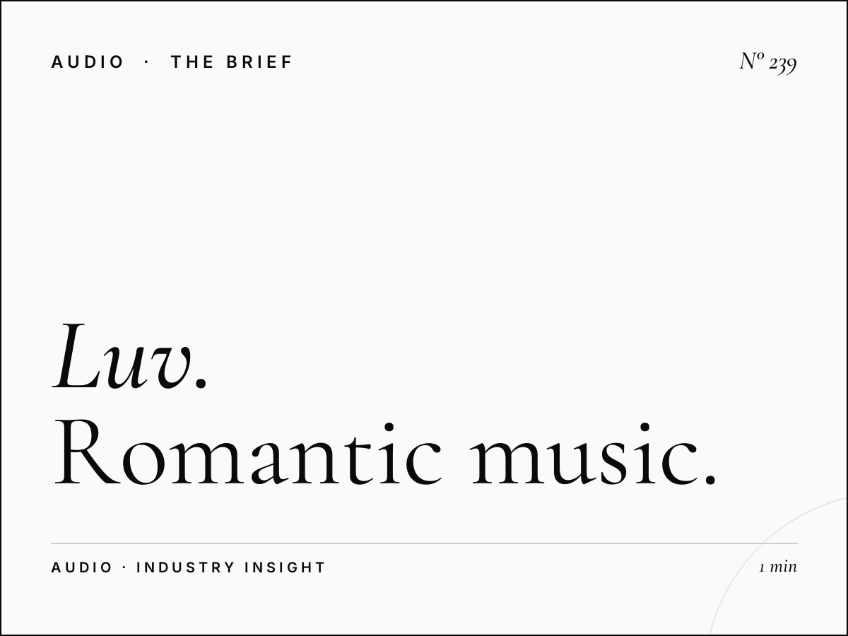 Luv 107.1: Romantic Music Radio Advertising UAE
