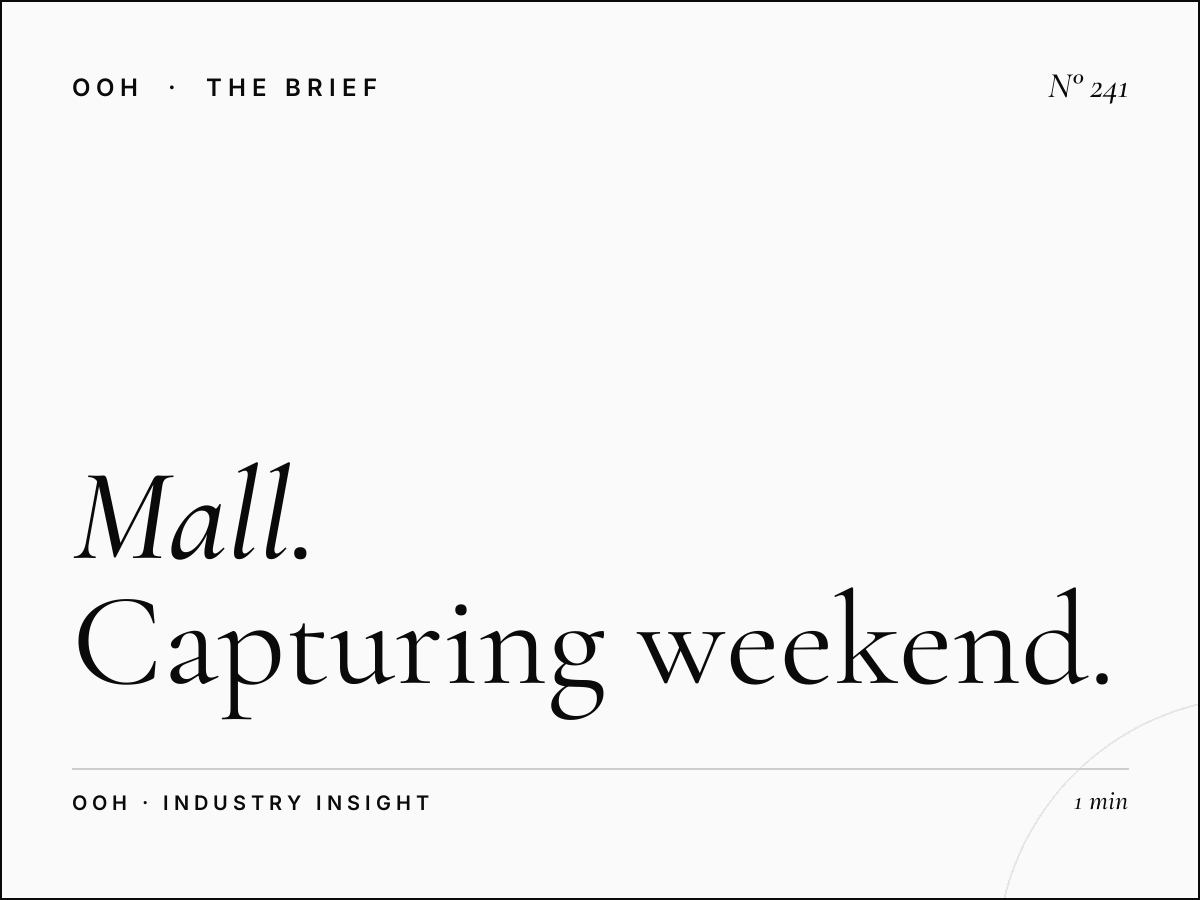 Mall Advertising for Schools | Capturing Weekend Family Traffic