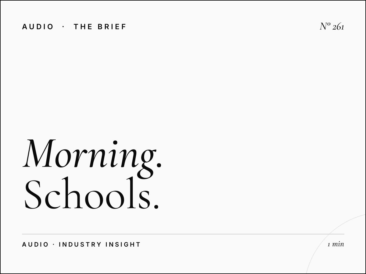 Morning Drive Time | When Schools Should Run Radio Ads