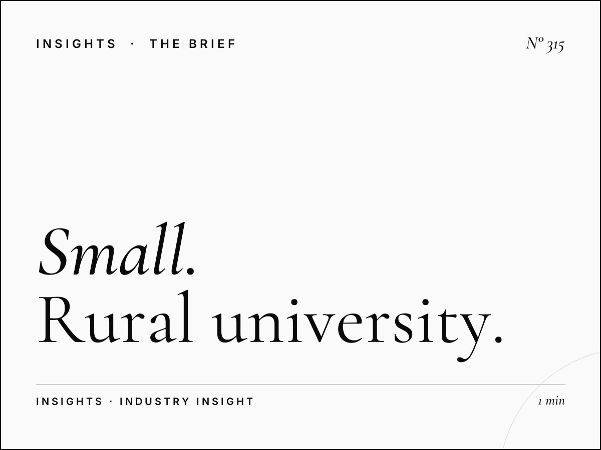 Small Town, Big Dreams | Rural University Marketing Strategies That Work