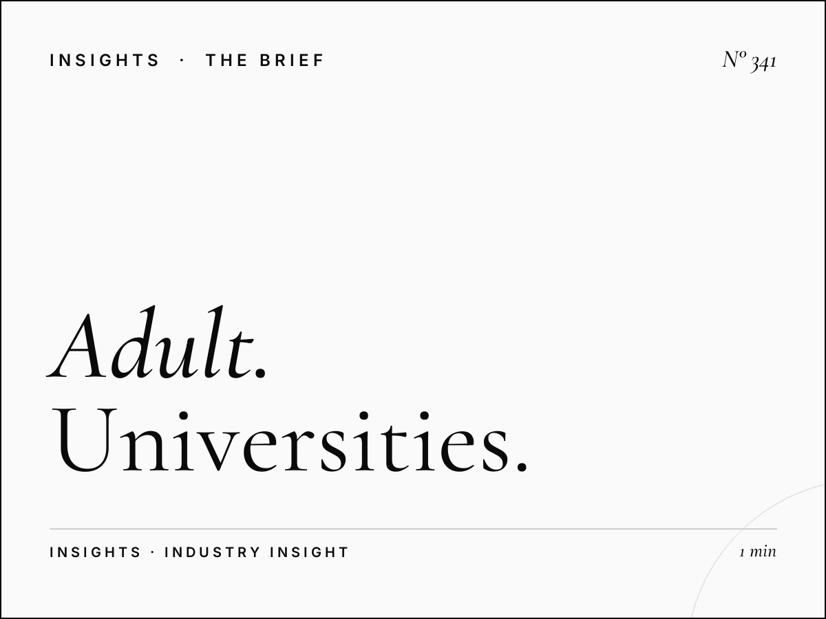 The Adult Learner Opportunity | How Universities Are Capturing the Returning Student Market