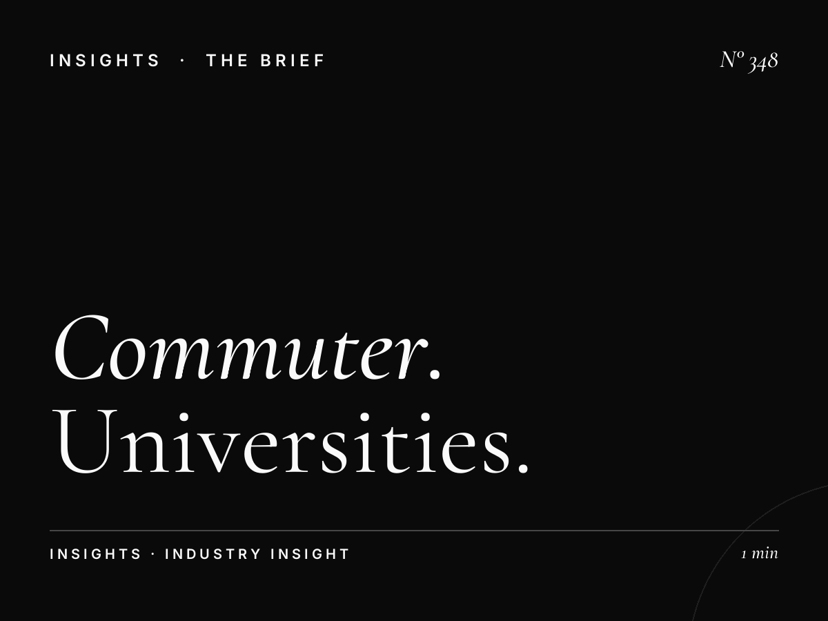 The Commuter Strategy | How Universities Are Targeting Students Through Transit Advertising