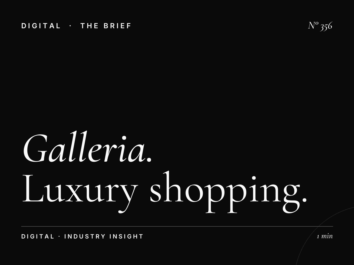 The Galleria Mall Screens: Luxury Shopping Digital Advertising
