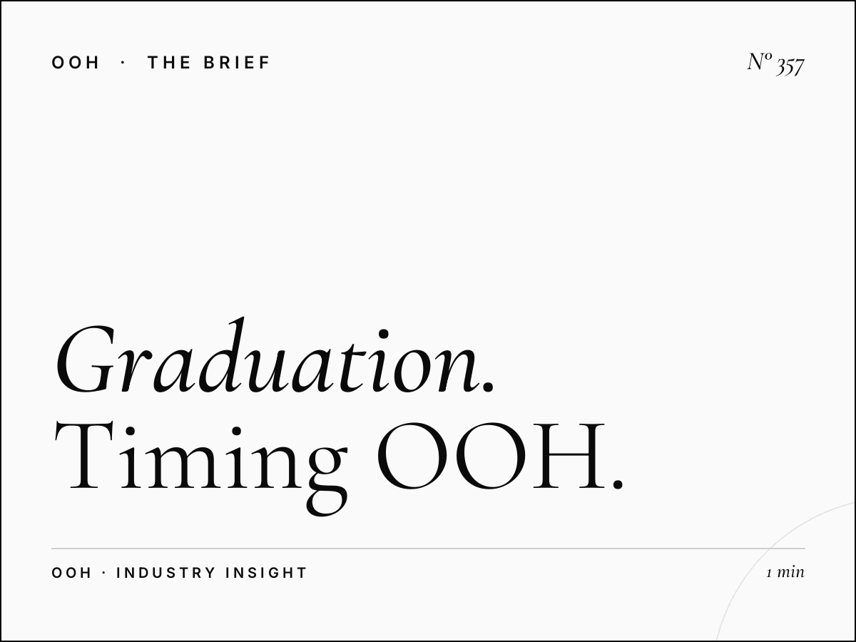 The Graduation Season Blitz | Timing OOH Campaigns for Maximum University Impact