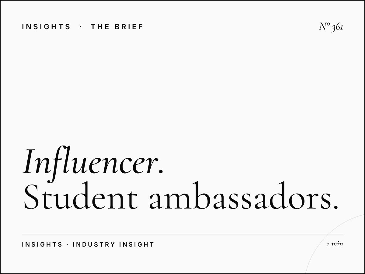 The Influencer University | How Student Ambassadors Are Driving Authentic Marketing