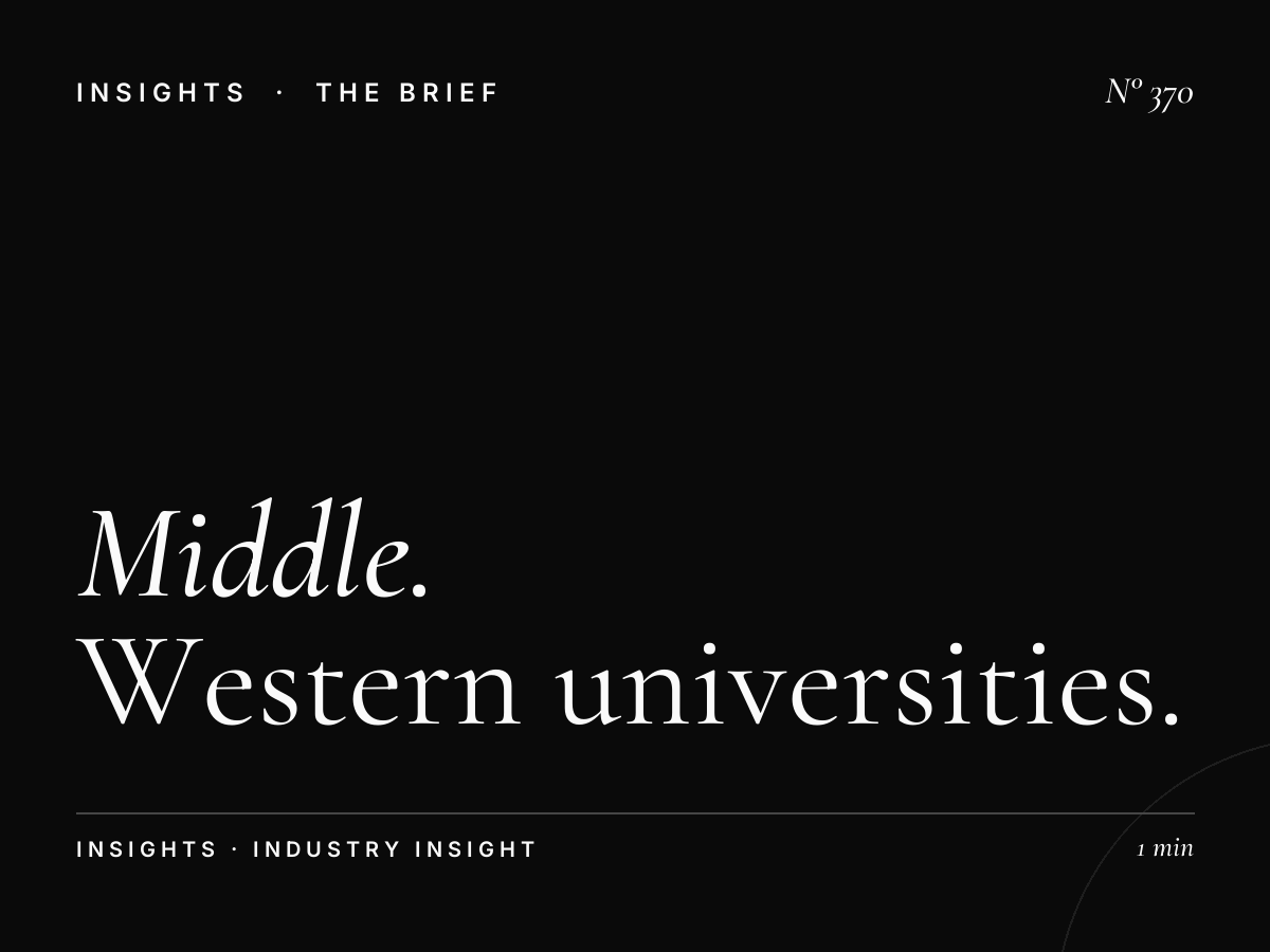 The Middle East Student Recruitment Goldmine | What Western Universities Need to Know